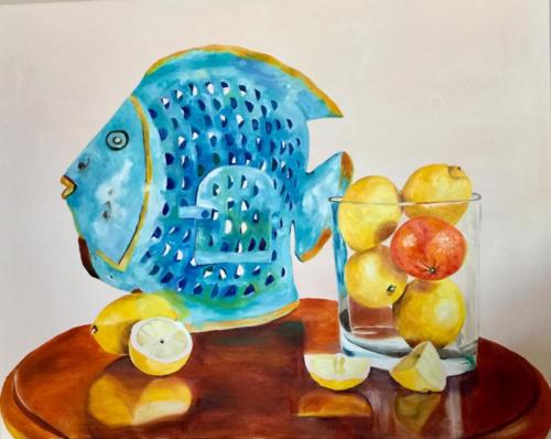 Catch of the day Öl 80x100cm