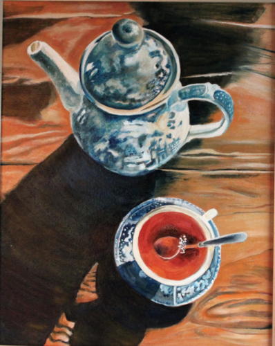 English Tea Eitempera Öl 40x30cm