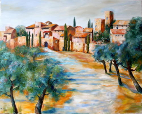 Certaldo Öl 80x100cm