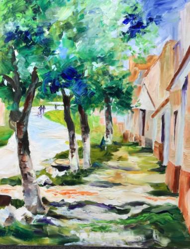 Im Süden Öl 40x30cm