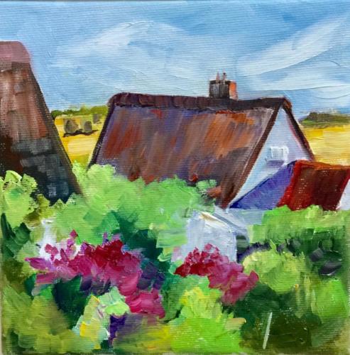 Reed Haus Öl 20x20cm