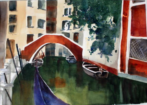 Venedig Aquarell 50x70cm