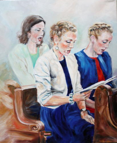 Andacht Öl 60x50cm