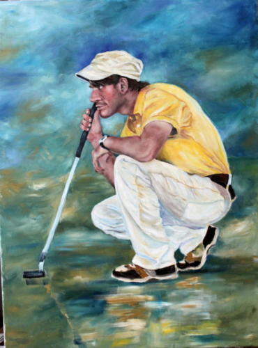 Der Putt Öl 80x60cm
