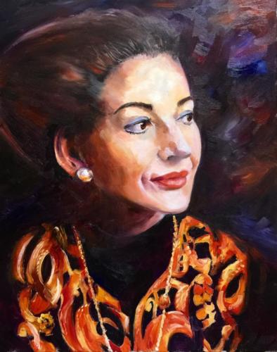Die Callas Öl 50x40cm