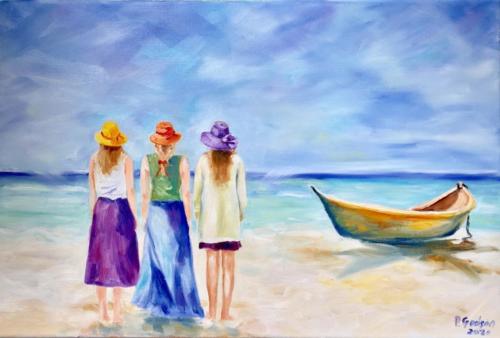Fernweh Öl 40x60cm