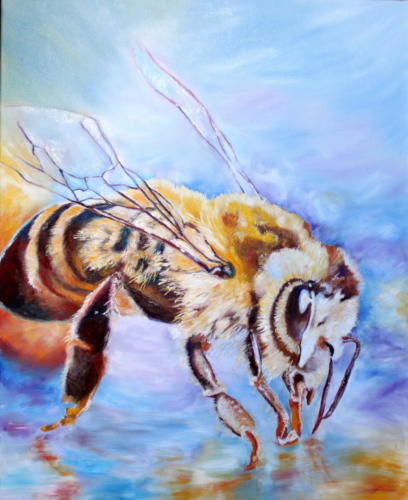 Mr Bien Öl 100x80cm