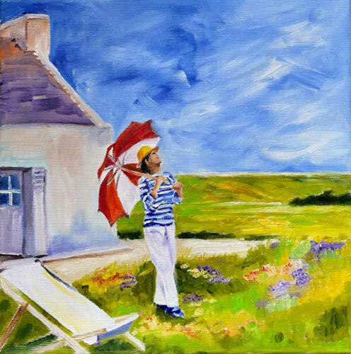 Bretagne,Öl 20x20 cm
