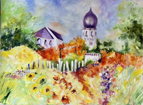 Fraueninsel,Öl 60x80cm