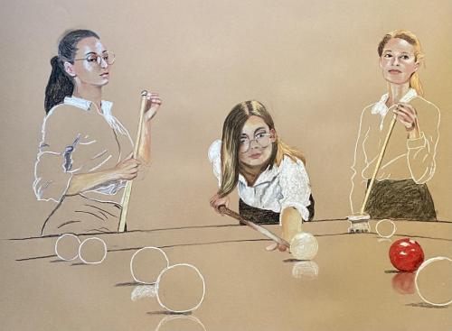 Ladies Billiard Pastell
