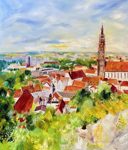 Landshut von Oben