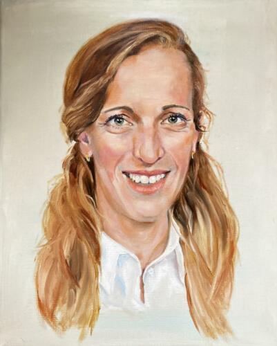 Modell M. Öl,60x50 cm